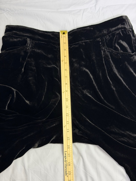 NWT Johnny Was Workshop Steffania Velvet Wide Leg Embroidered Pants XL - Picture 7 of 9